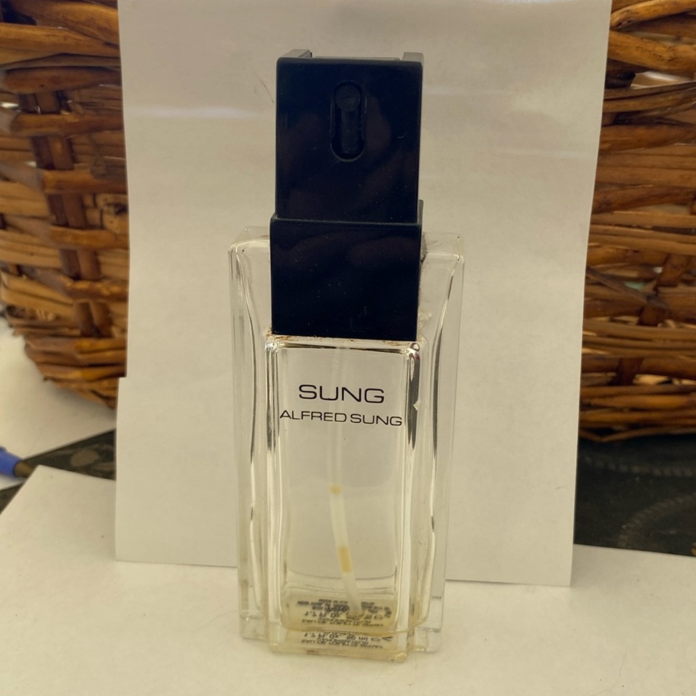 Empty perfume bottle